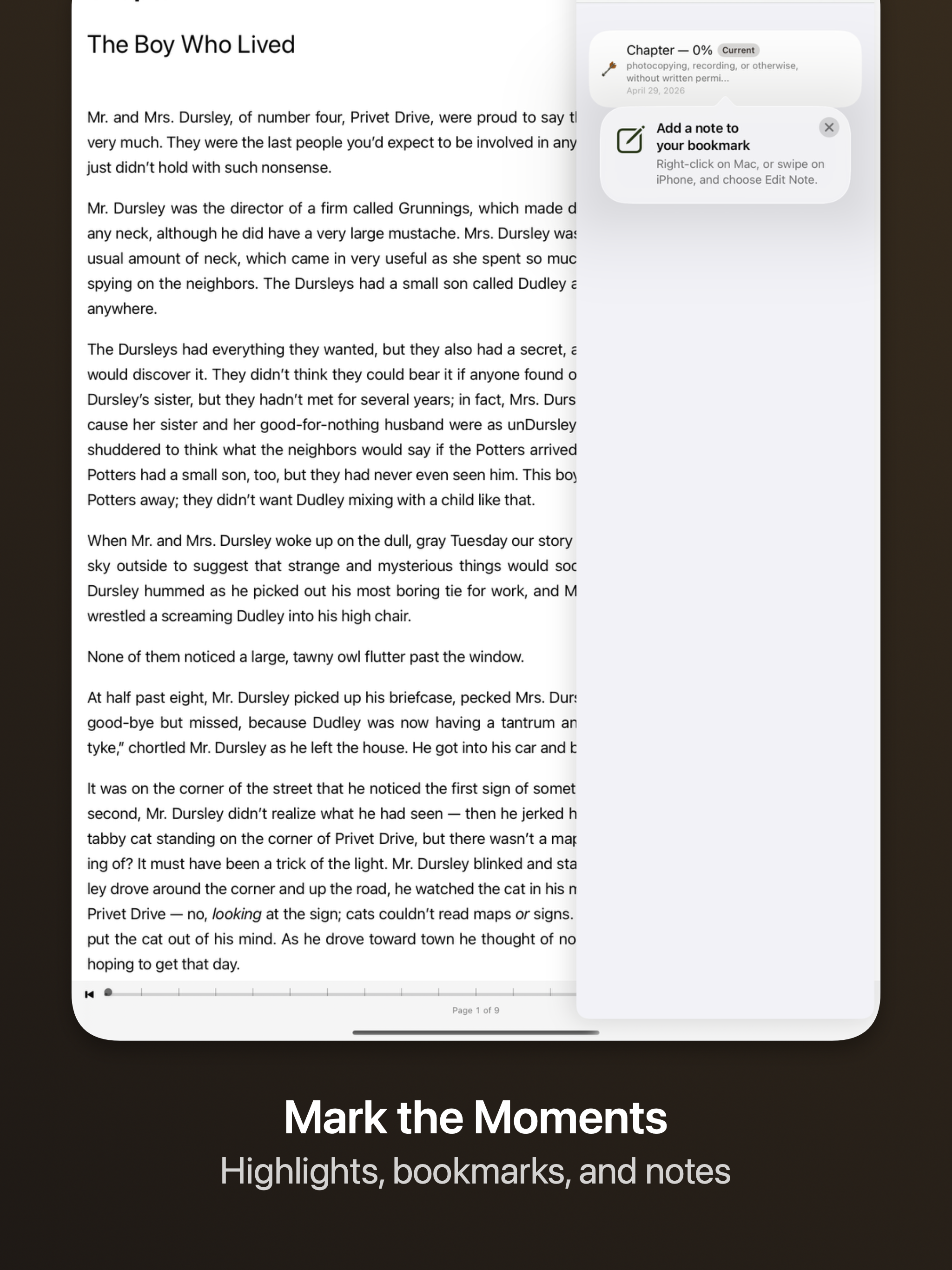 QuiverBooks on iPad